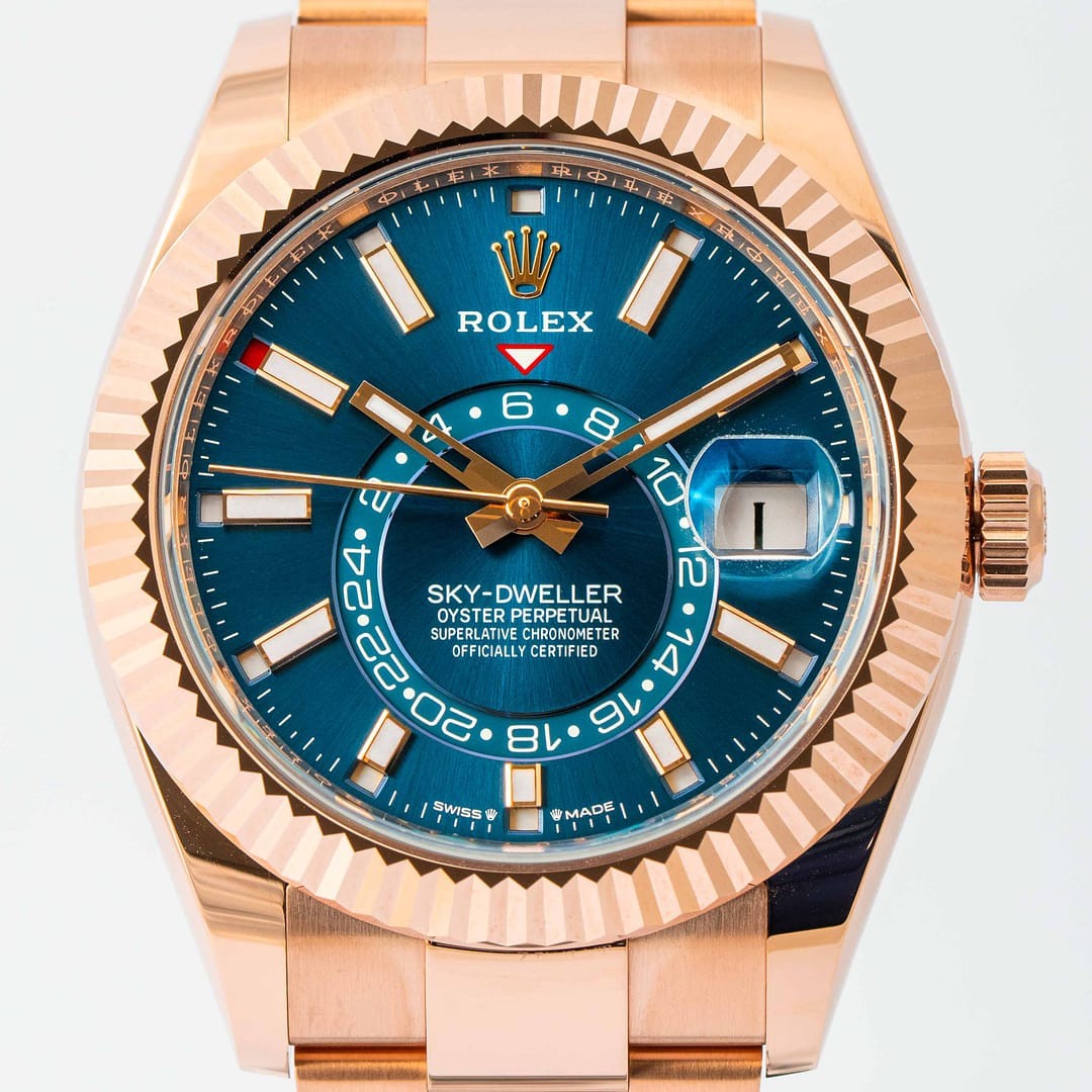 Rolex Sky Dweller Blue Dial Rose Gold 42mm 336935 BRAND NEW