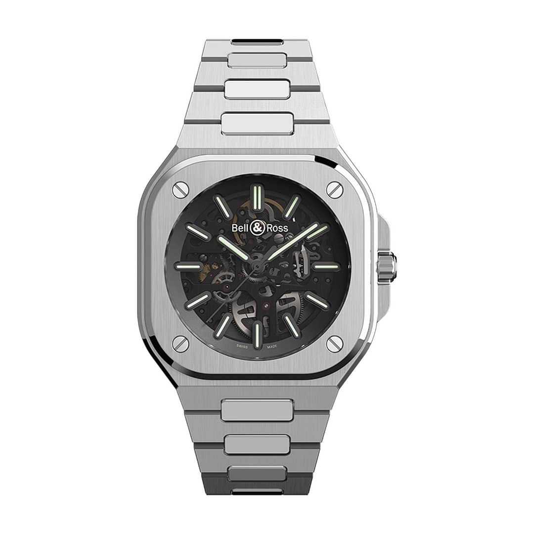 Bell Ross BR 05 Skeleton Nightlum 40mm Stainless Steel BR05A BL