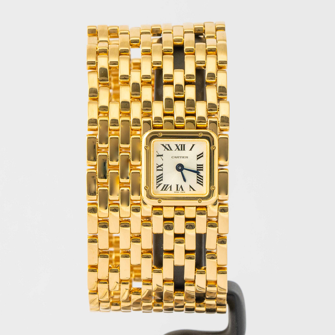 Cartier Panthère de Cartier Watch Cuff, Quartz Movement Yellow 