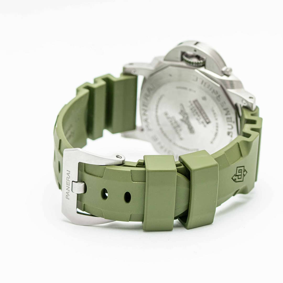 Panerai Submersible Limited Verde Militare Stainless Steel