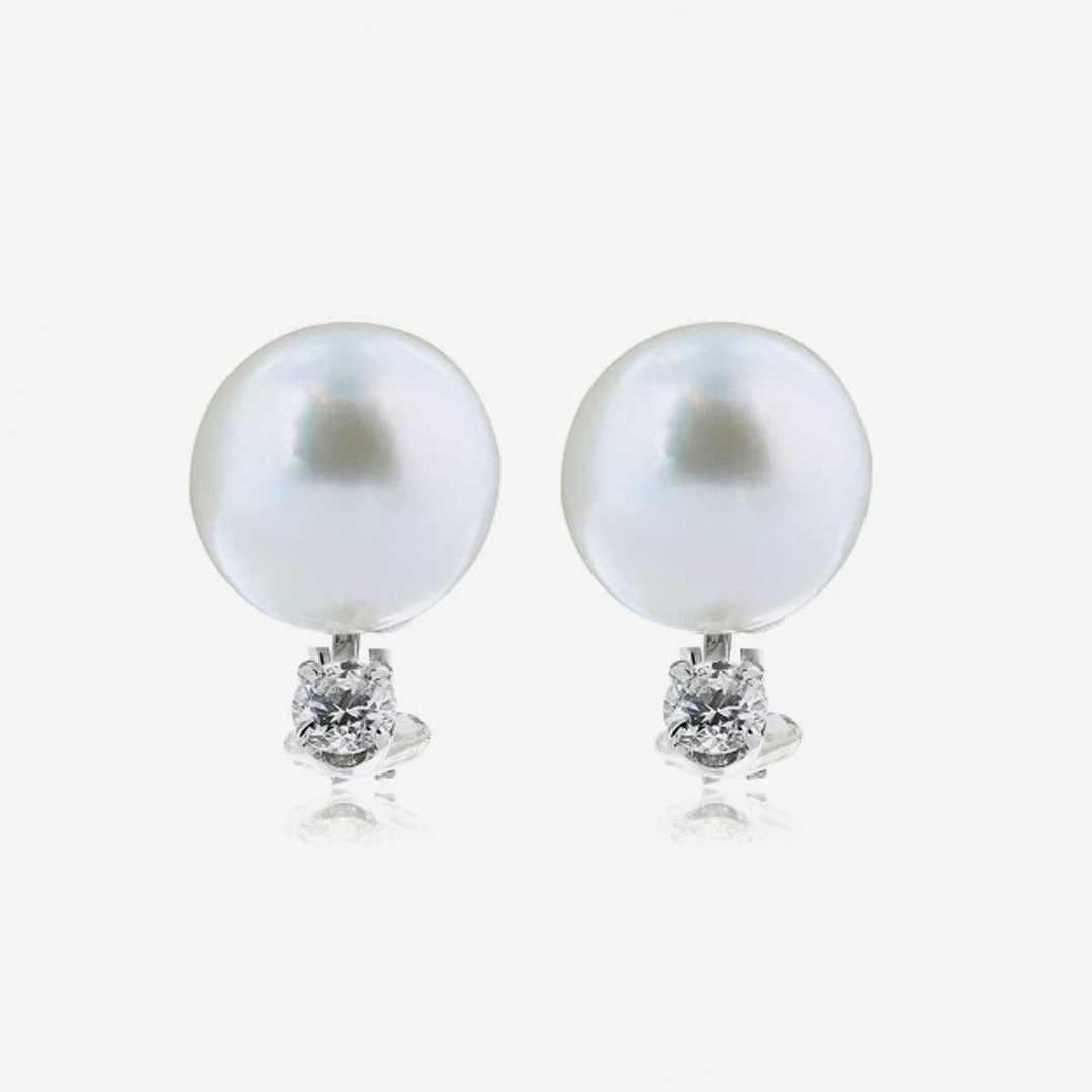 13mm south deals sea pearl earrings