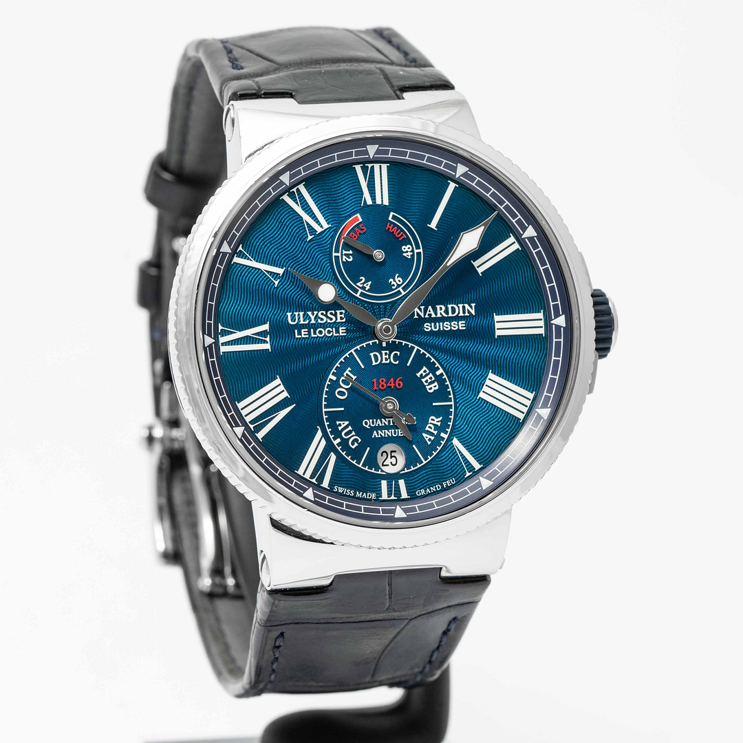 Ulysse Nardin Marine Chronometer Annual Calendar Stainless Steel