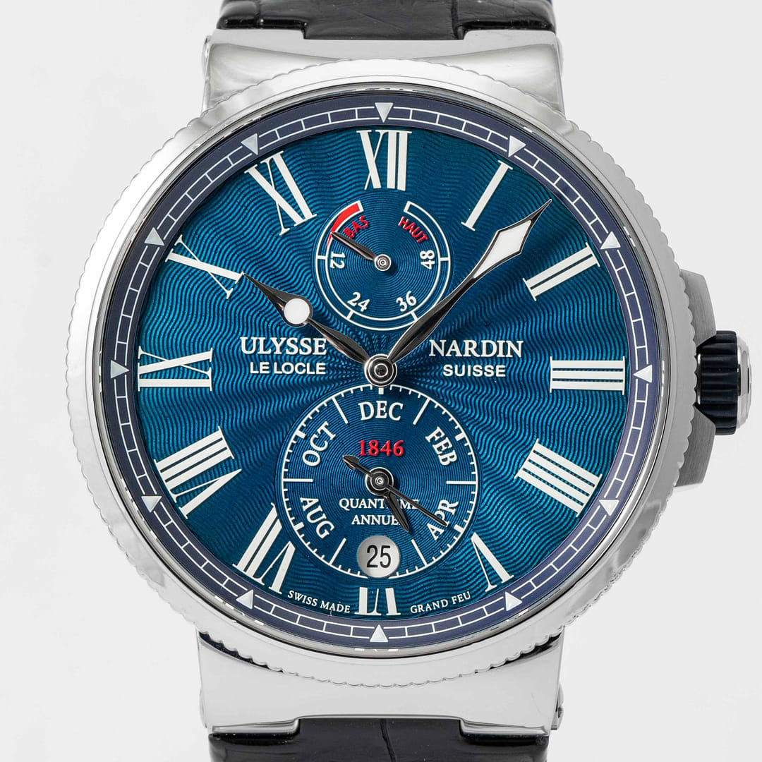 Ulysse Nardin Marine Chronometer Annual Calendar Stainless Steel