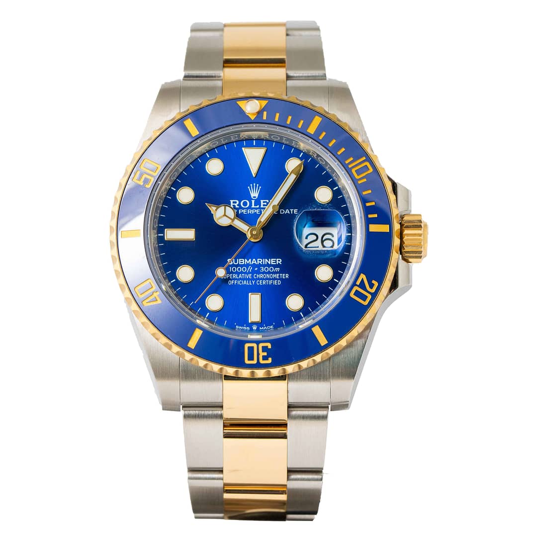 Rolex Submariner Date 41mm Two Tone Yellow Gold Stainless Steel