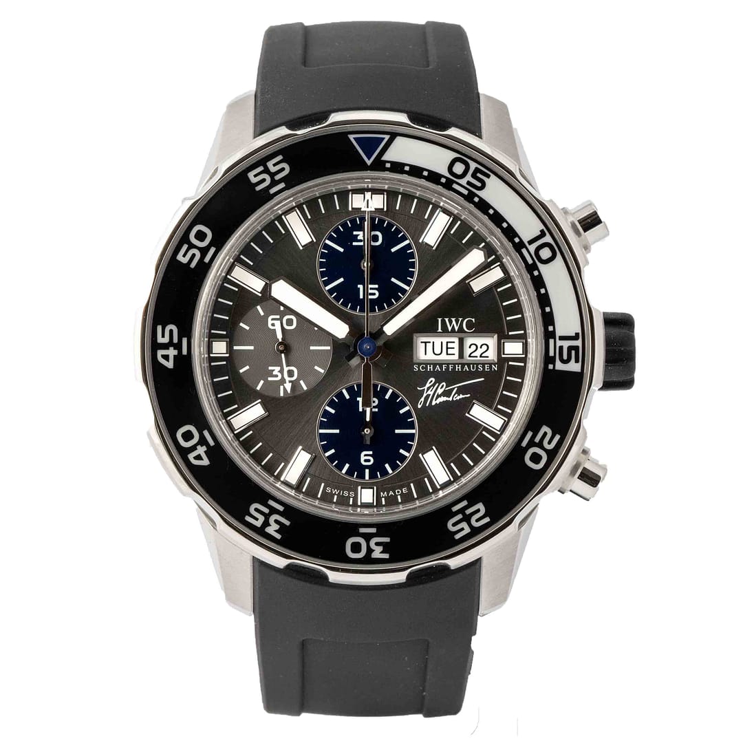 Iwc aquatimer clearance chronograph cousteau