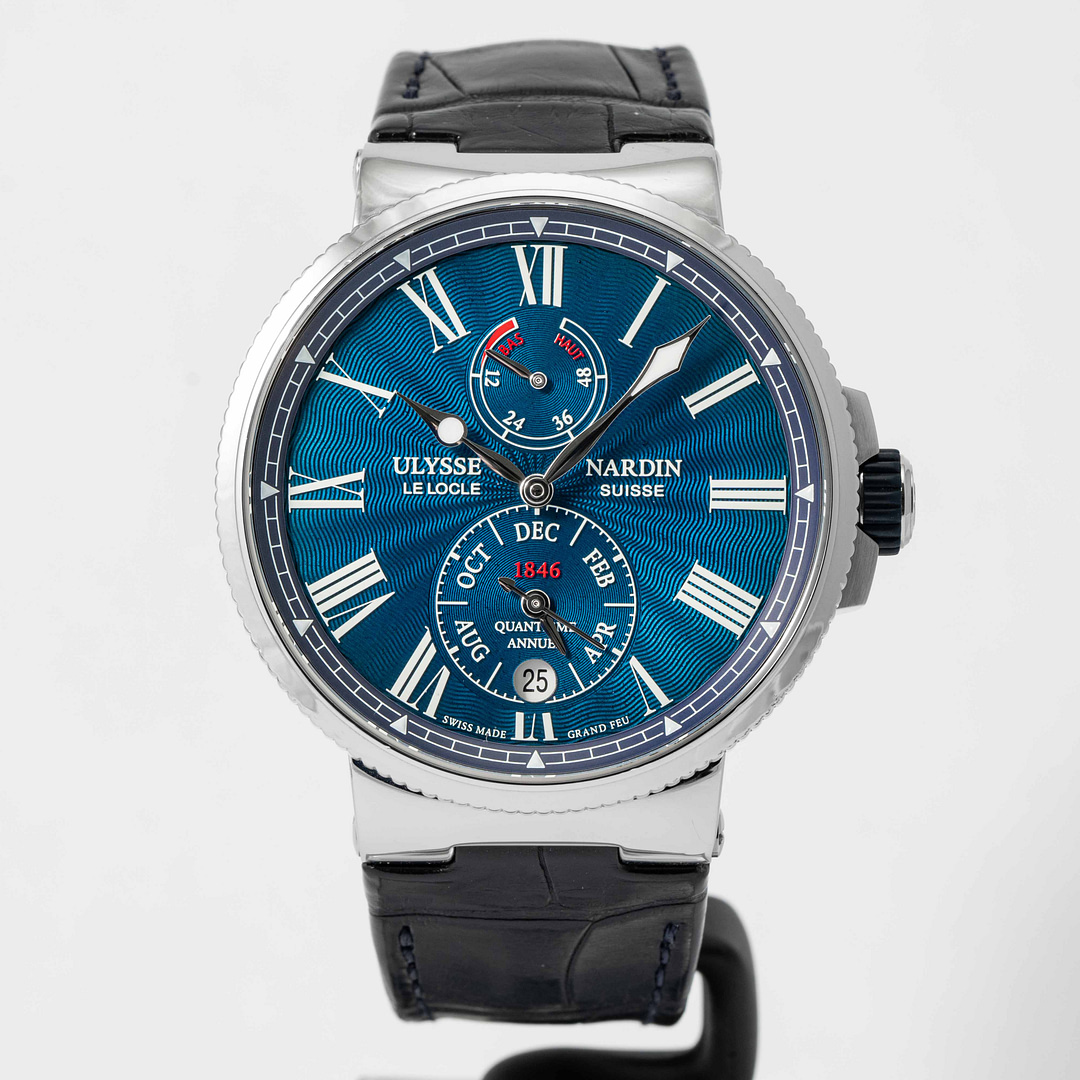 Ulysse Nardin Marine Chronometer Annual Calendar Stainless Steel