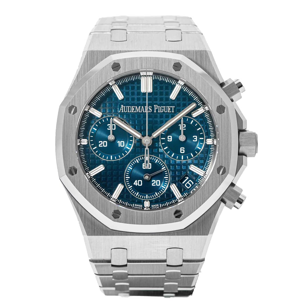 Ap chronograph blue discount dial