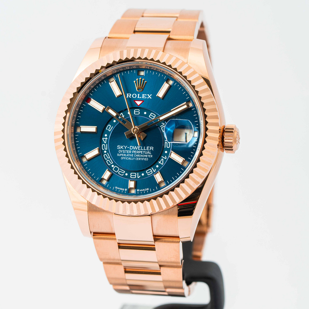 Rolex Sky Dweller Blue Dial Rose Gold 42mm 336935 BRAND NEW