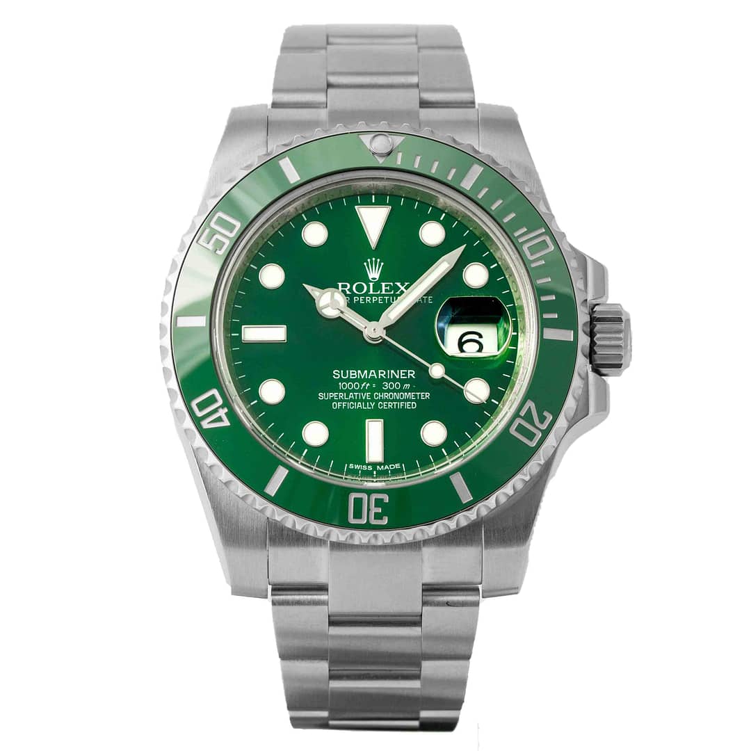 Rolex submariner green top ceramic