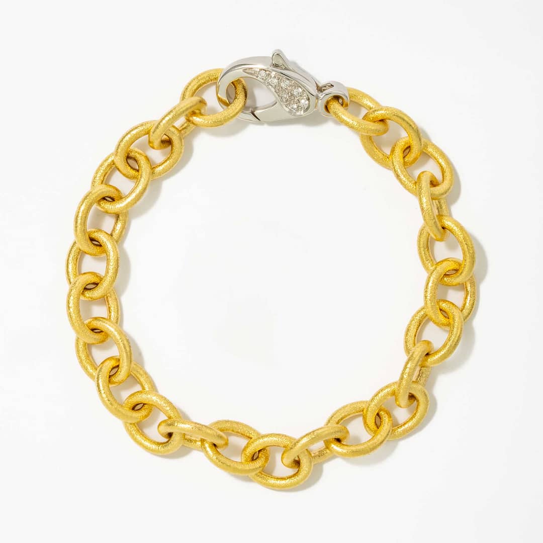 Round link bracelet hotsell