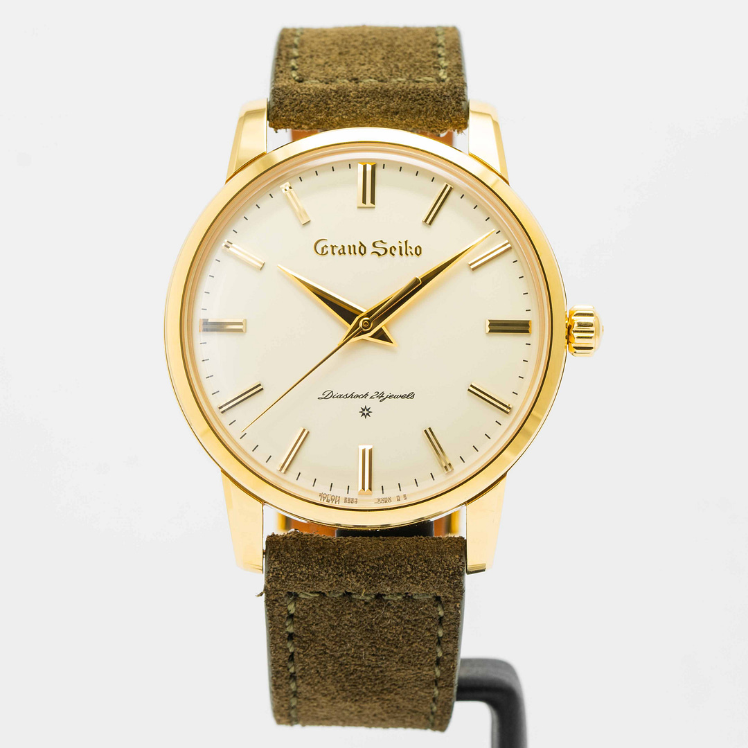 Grand seiko yellow gold best sale