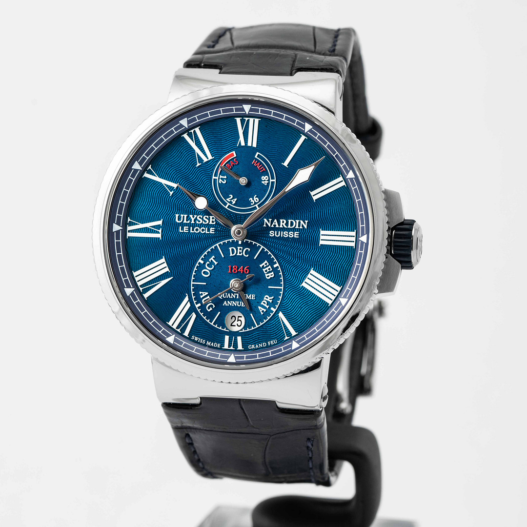 Ulysse Nardin Marine Chronometer Annual Calendar Stainless Steel