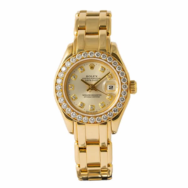 Rolex Lady-Datejust Pearlmaster Masterpiece Yellow Gold 29mm 