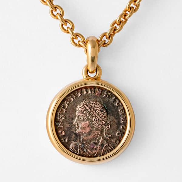 Bulgari Ancient Coin Necklace 1970s 