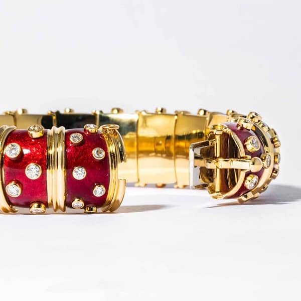 Tiffany enamel cheap bracelet