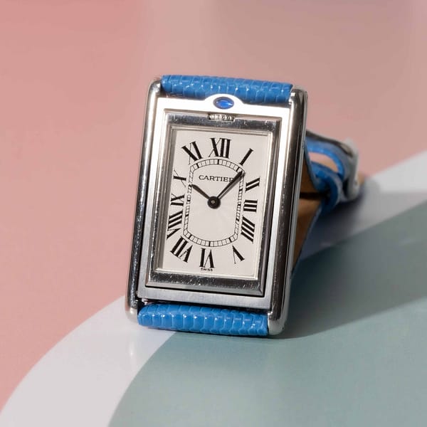 Cartier Tank Basculante M canique Stainless Steel 25mm x 38mm