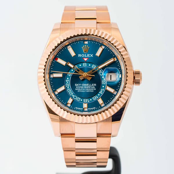 Rolex Sky Dweller Blue Dial Rose Gold 42mm 336935 BRAND NEW