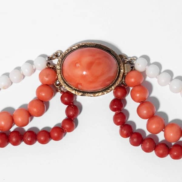 Coral necklace on sale