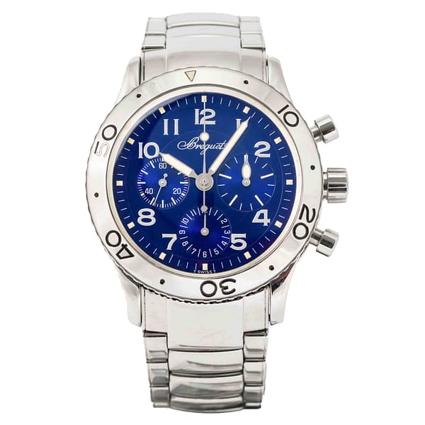 Preowned Breguet Type XX Aeronavale Chronograph Blue Tritium