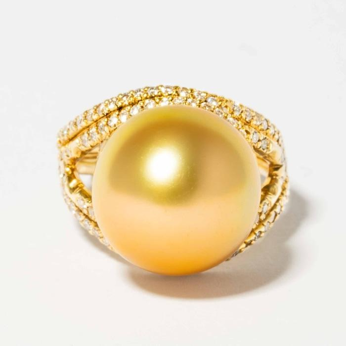 Estate on sale pearl rings