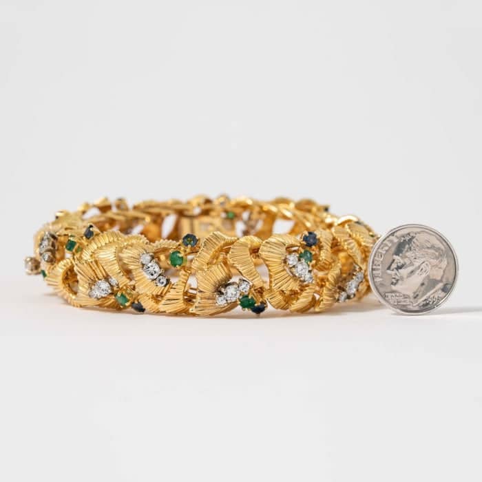 Vintage yellow gold bracelets clearance