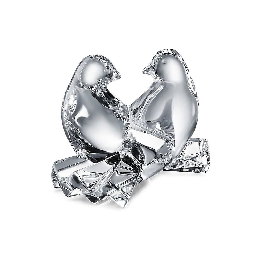 Baccarat バカラ 鳩 Loving Doves フィギュリン Loving Doves — Shreve, Crump & Low