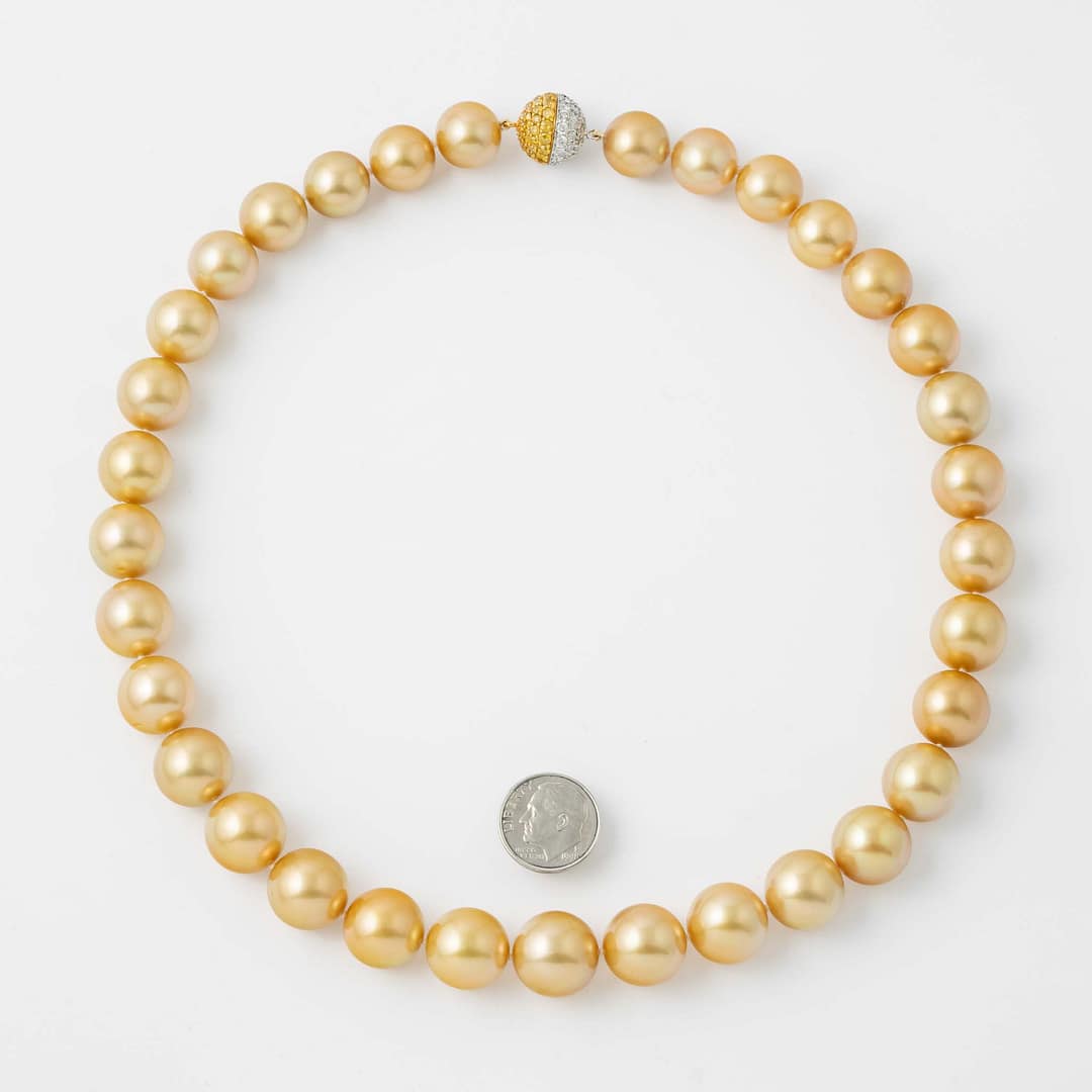 アクセサリー southpowcrwn South Sea Baroque Pearl Necklace – sidpottsinc