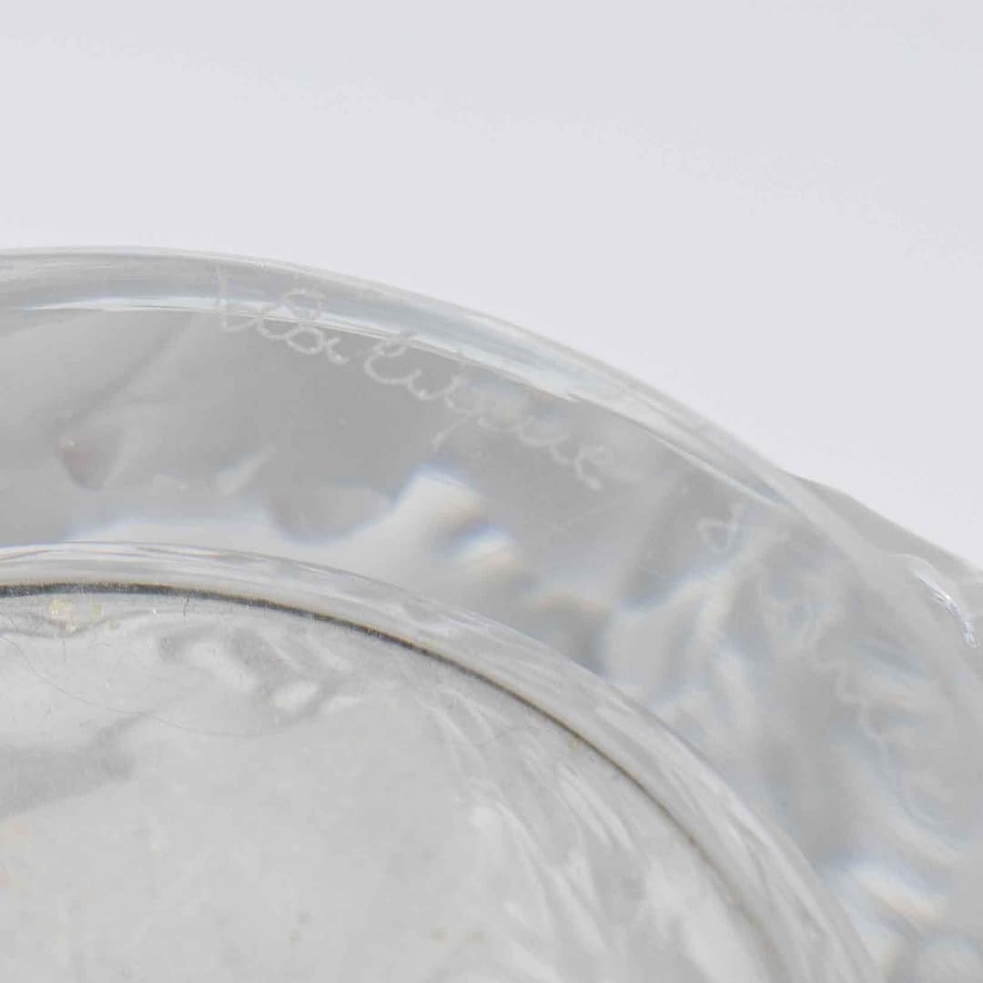 Vintage Lalique Crystal Bagatelle Vase (French, 20th Century
