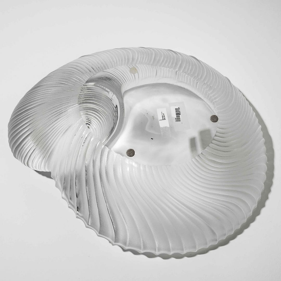 LALIQUE 波模様 クリスタル皿 LALIQUE 波模様 クリスタル皿