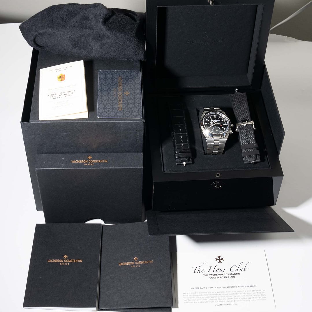 Pre-owned Vacheron Constantin Overseas Dual Time Stainless Steel