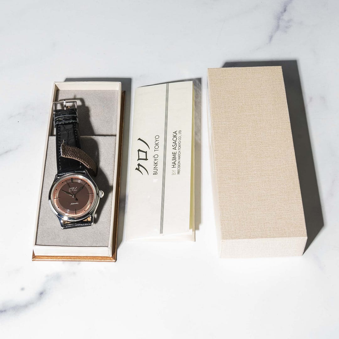 Kurono Tokyo Reiwa by Hajime Asaoka Copper Dial Stainless