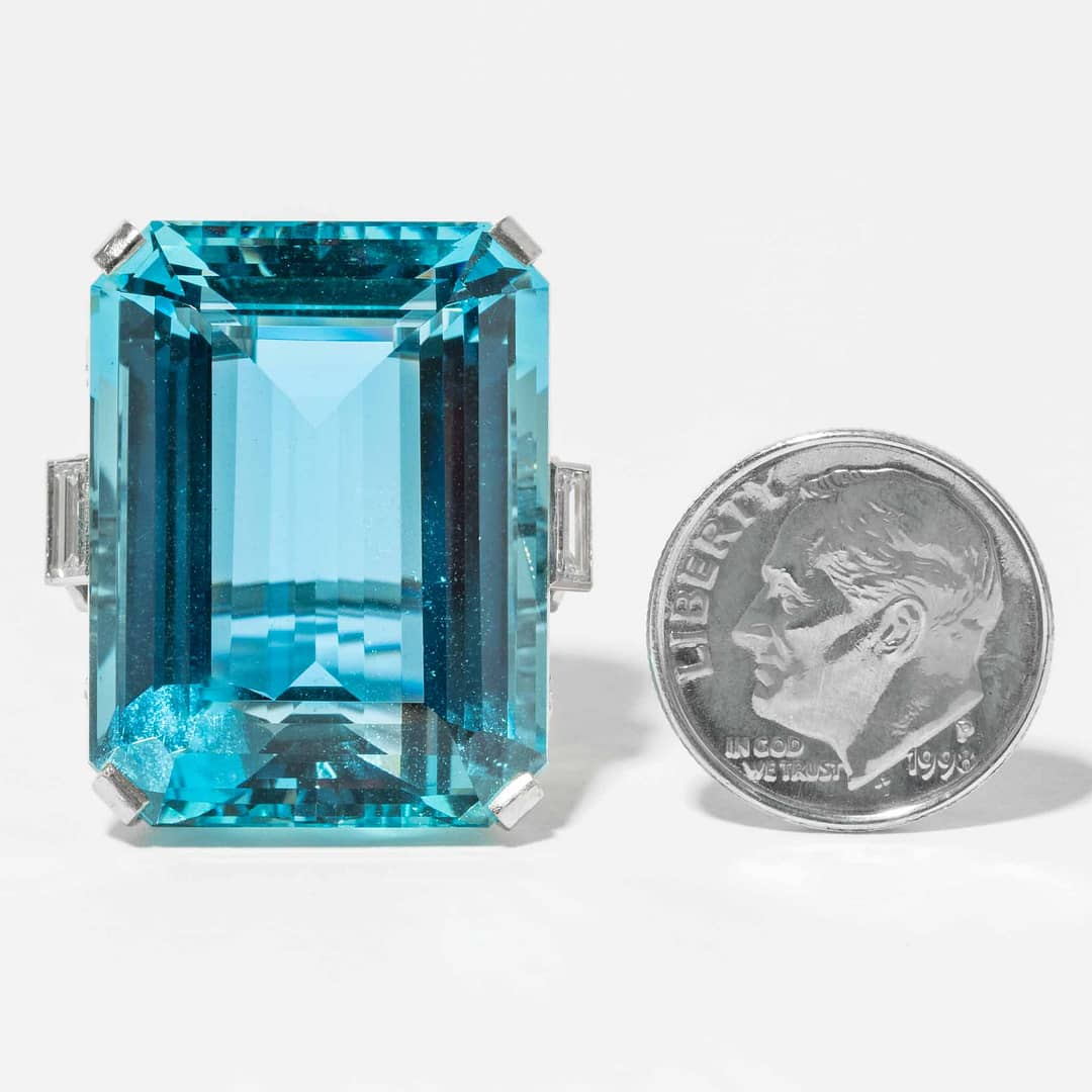 usacoffee TMD Emerald Groove リミッター 1 1/5 ctw Round Created Emerald Three Stone Engagement Ring