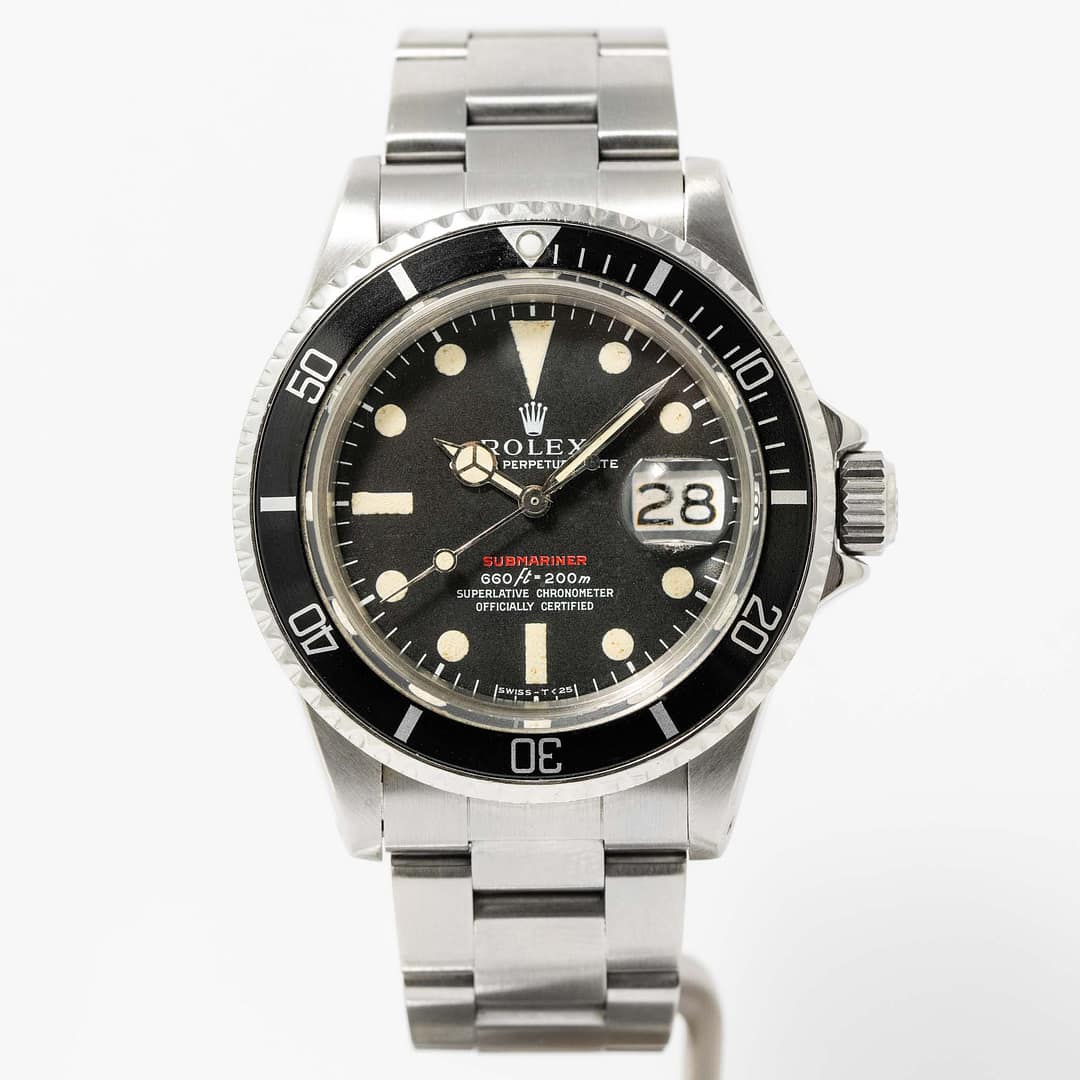 Rolex Vintage 1974 Red Submariner Stainless Steel 40mm (1680