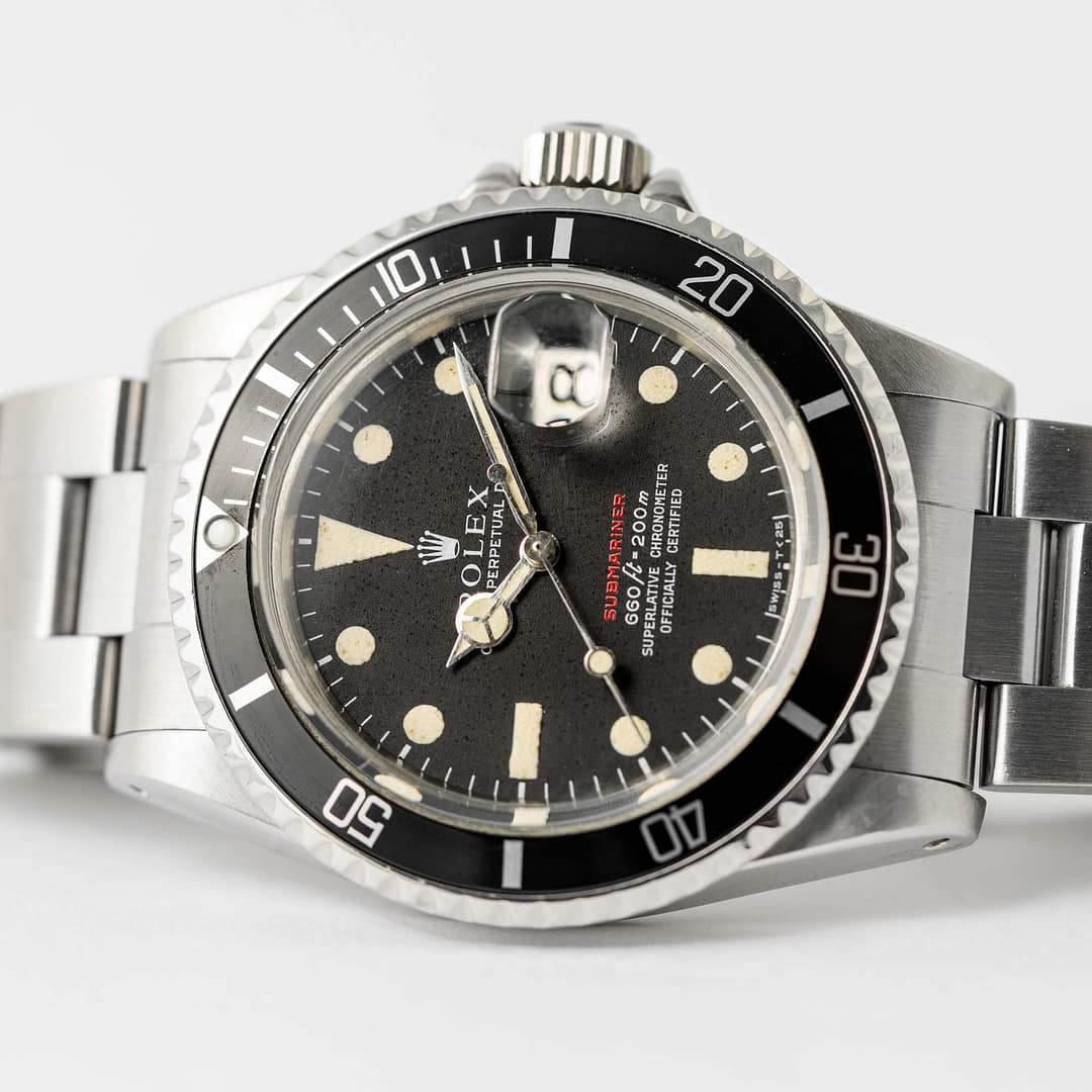 Rolex Vintage 1974 Red Submariner Stainless Steel 40mm (1680