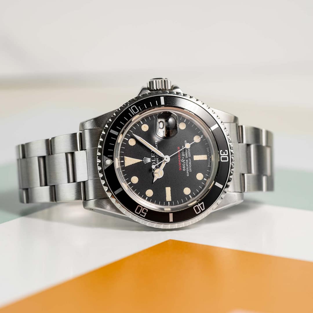 Rolex Vintage 1974 Red Submariner Stainless Steel 40mm (1680