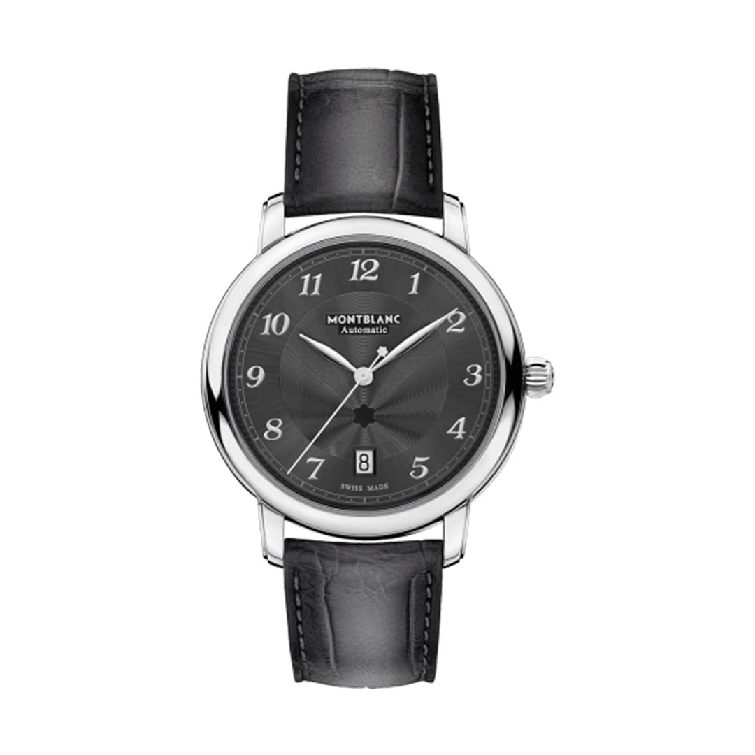Montblanc Star Legacy Stainless 39mm Steel/Leather Strap (118517
