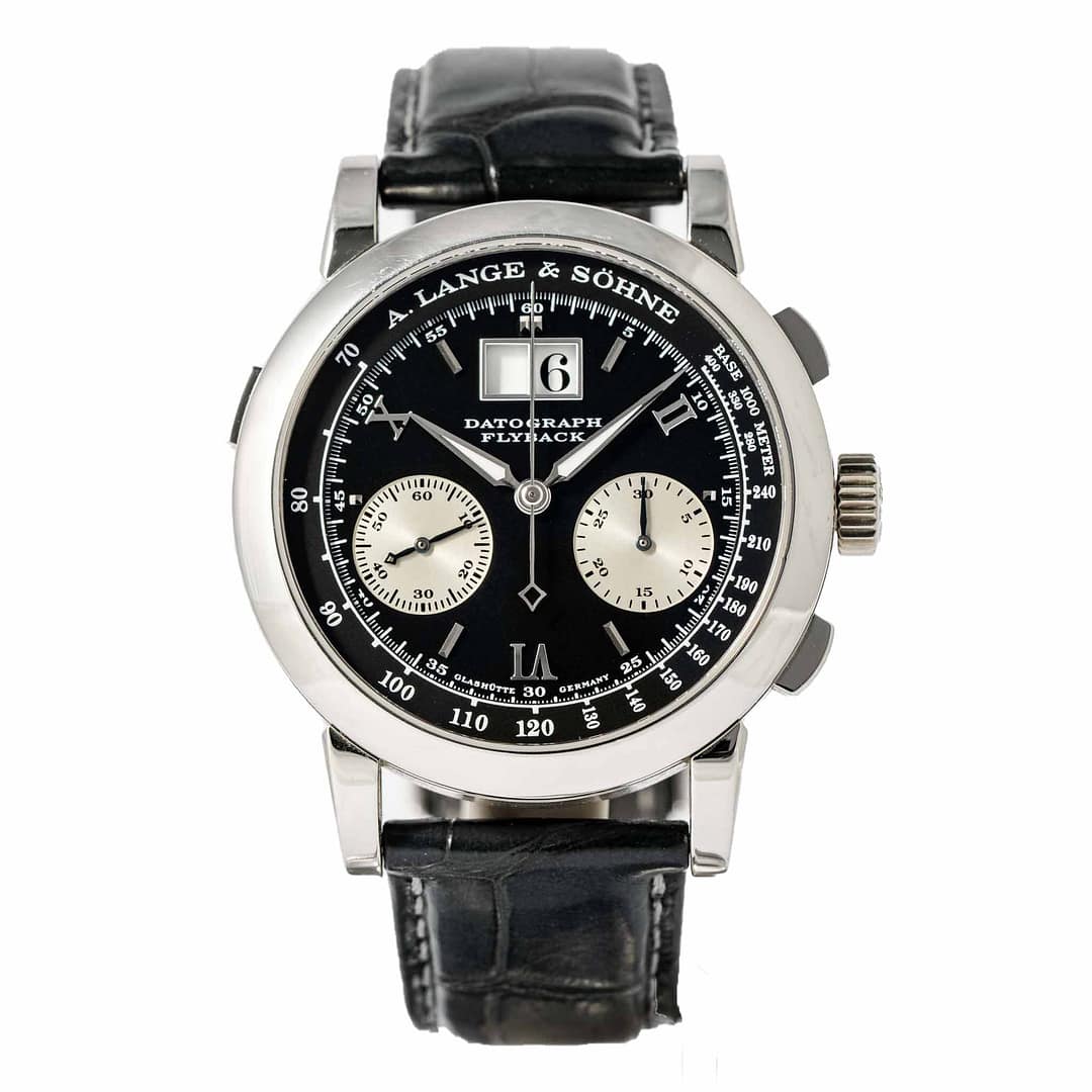 Pre-owned A. Lange & Söhne Datograph Black Dial Platinum 39mm