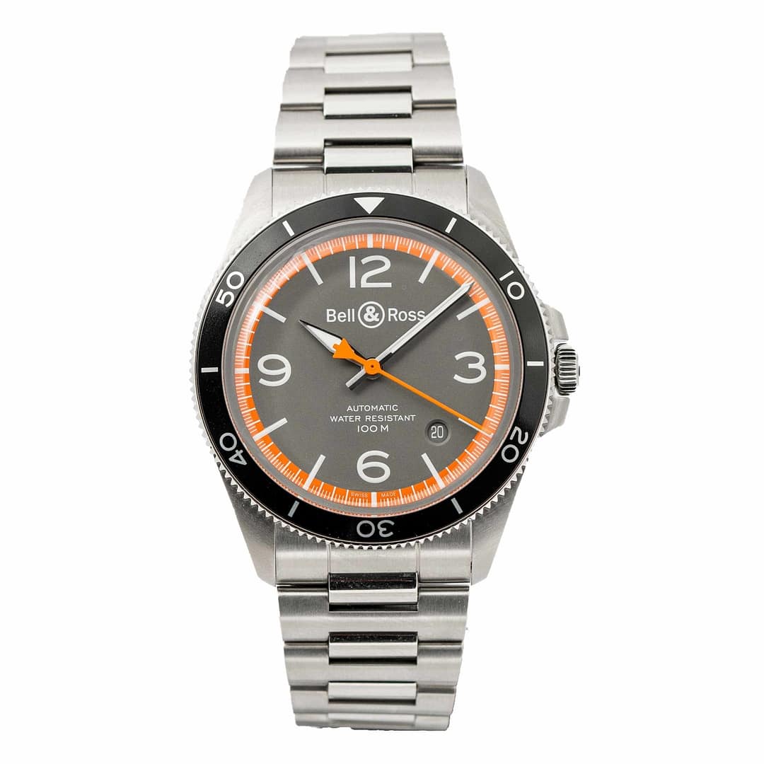 Pre-owned Bell & Ross BR V2-92 Garde-côtes Stainless Steel 41mm