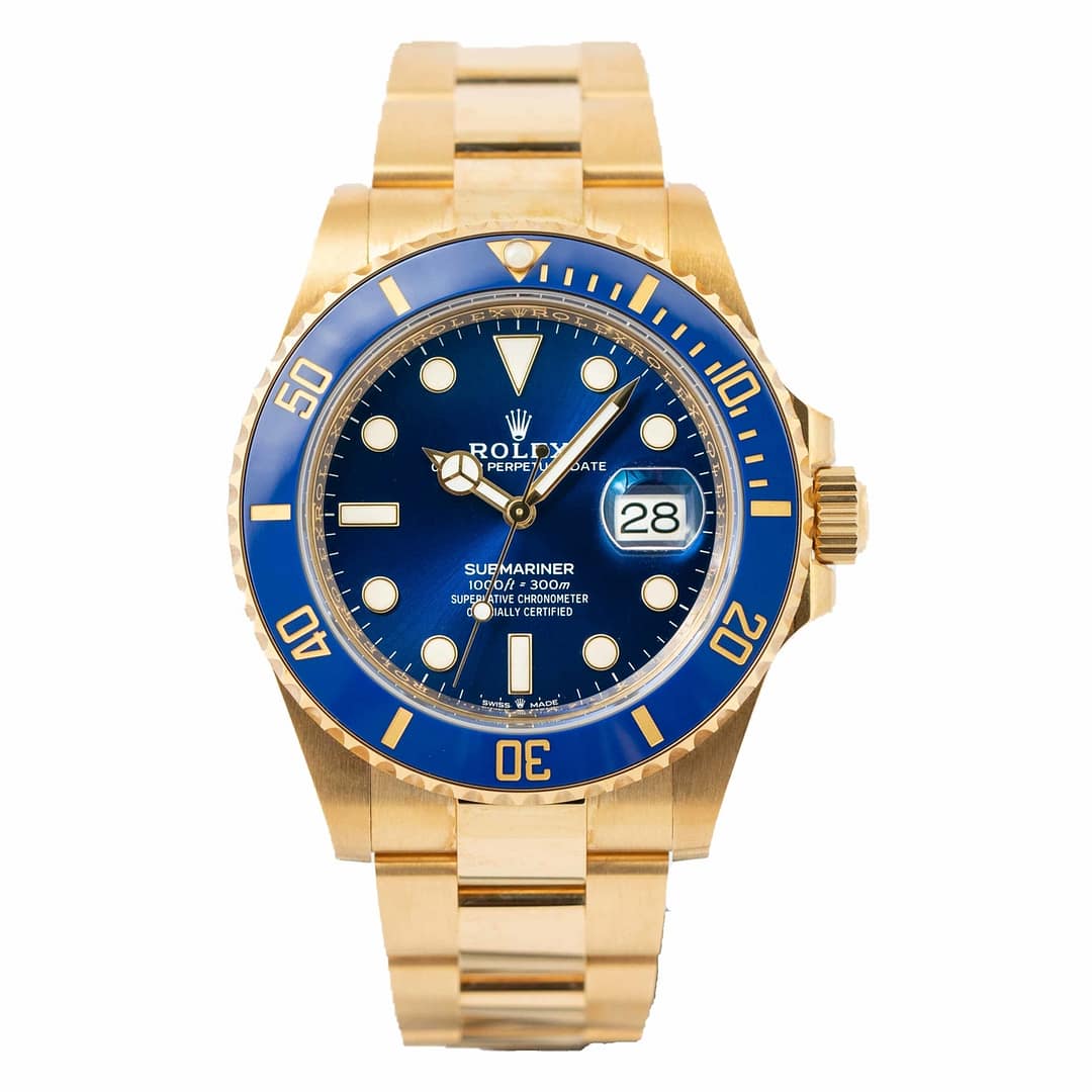 Rolex Submariner Date 41 Yellow Gold Blue Dial 41mm (126618LB