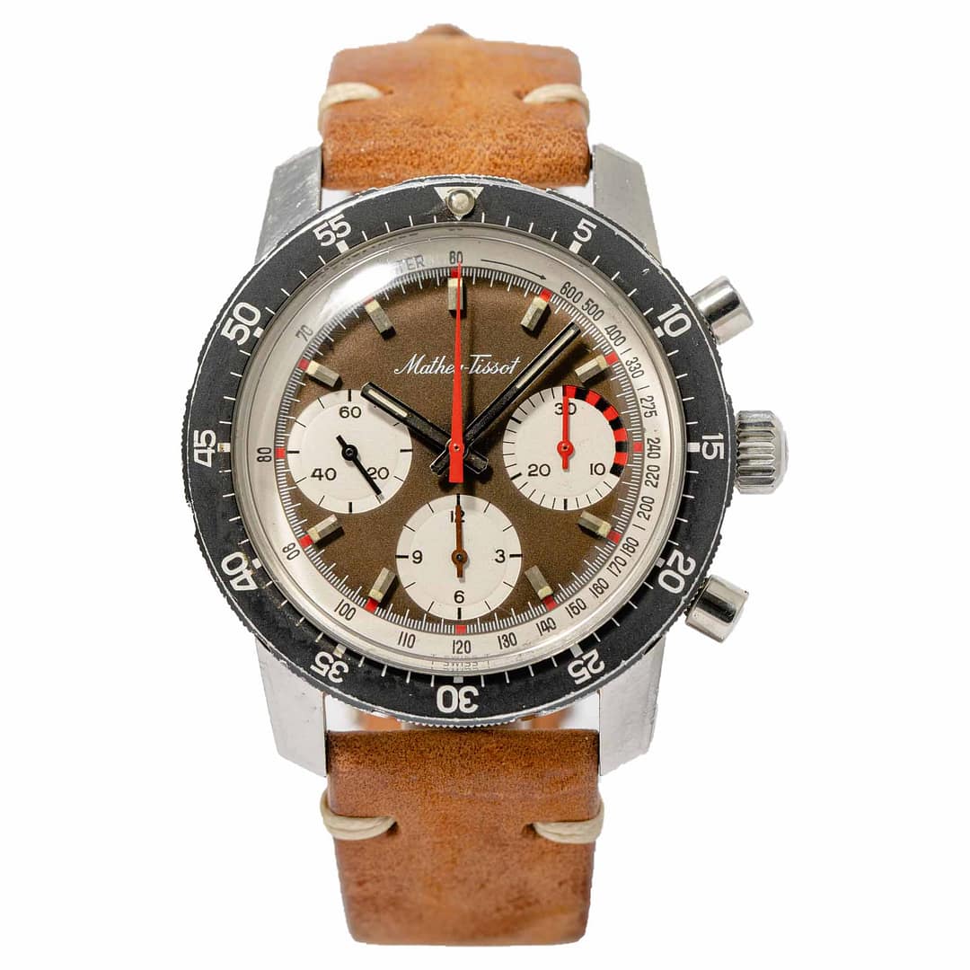 Mathey-Tissot Vintage 1970s Exotic Tropical Racing Dial