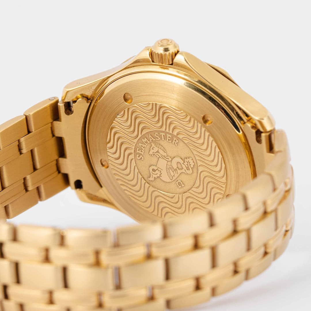 Preowned Omega Seamaster 300 Yellow Gold 41mm (168.1503) — Shreve