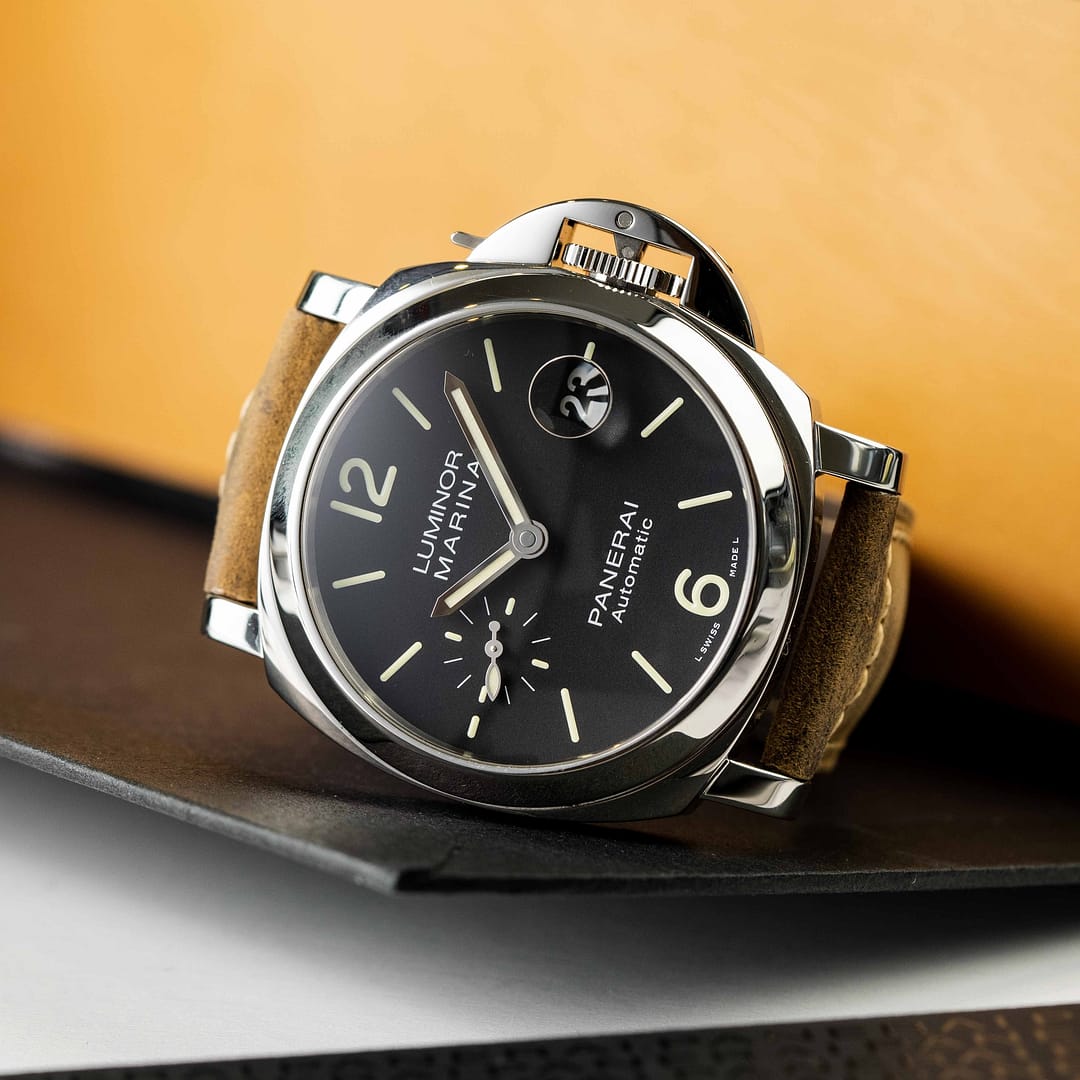 Panerai Shop Panerai Pam 1048 Panerai Luminor Marina On Wrist