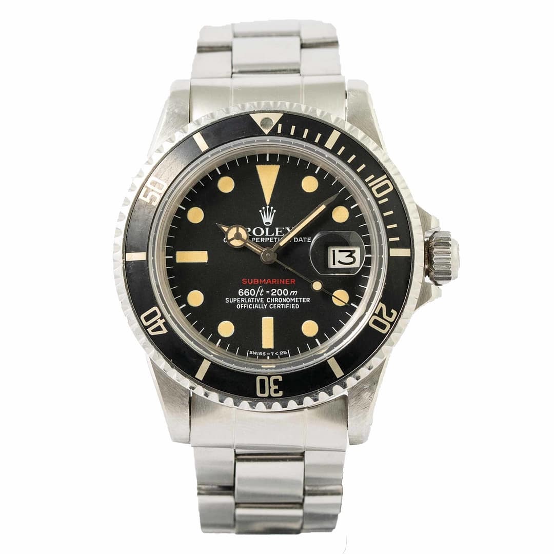 Rolex Vintage 1974 Red Submariner Date 