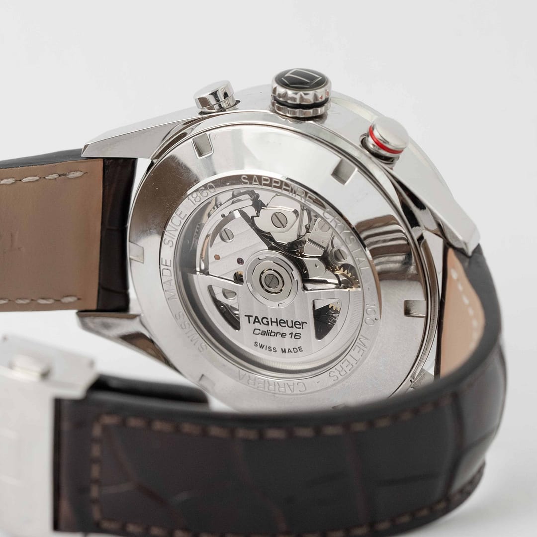 Preowned TAG Heuer Carrera Day-Date Chronograph Stainless Steel