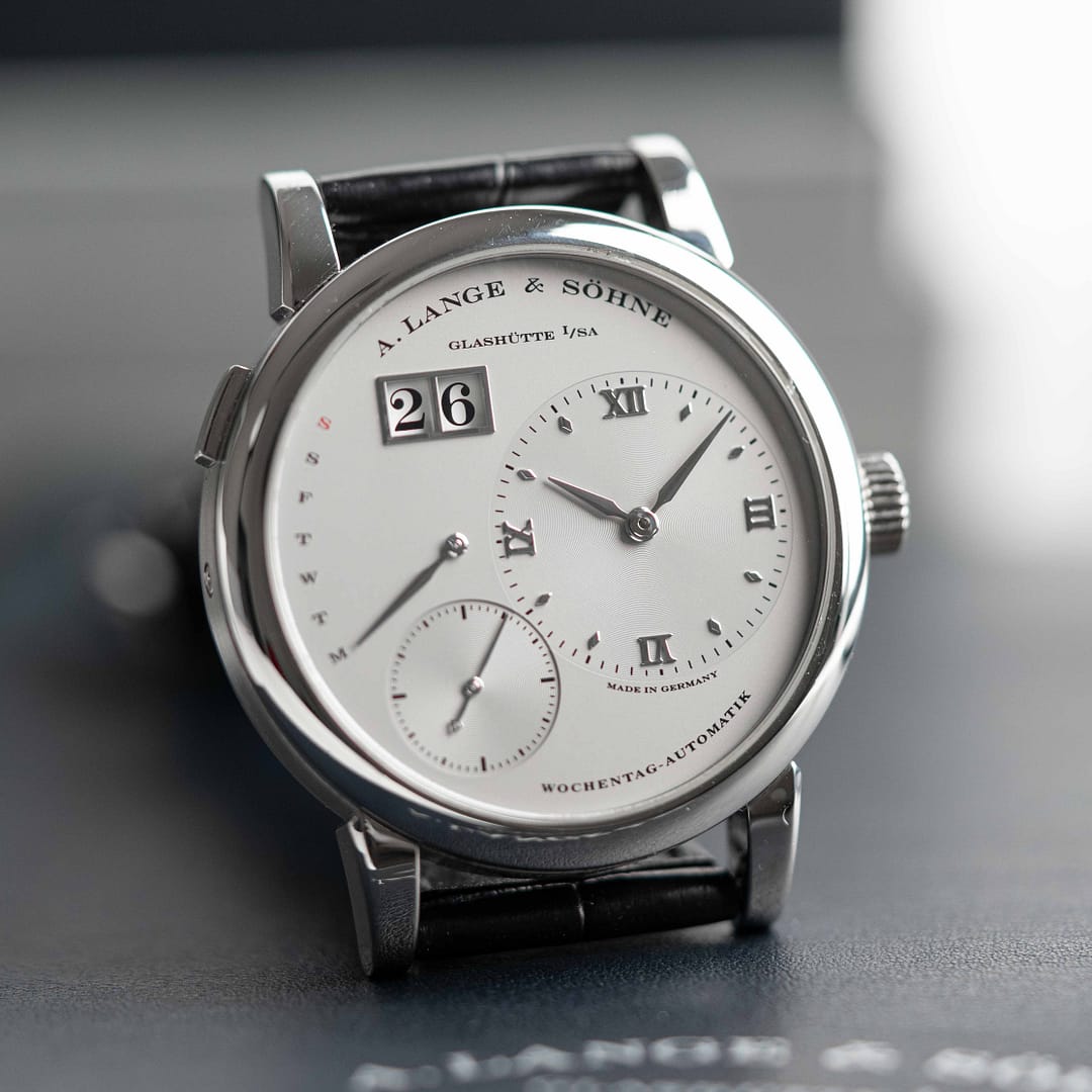 Preowned A. Lange & Söhne Lange 1 Daymatic Platinum 39.5mm