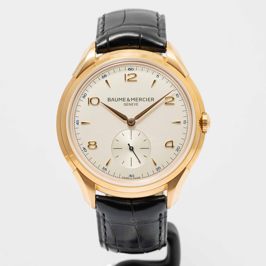 Preowned Baume & Mercier Clifton Rose Gold 42mm (M0A10060