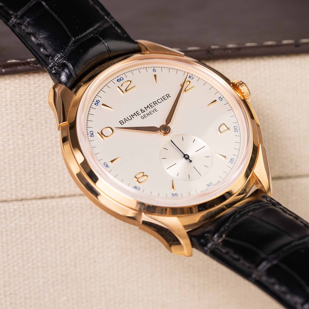 Preowned Baume & Mercier Clifton Rose Gold 42mm (M0A10060