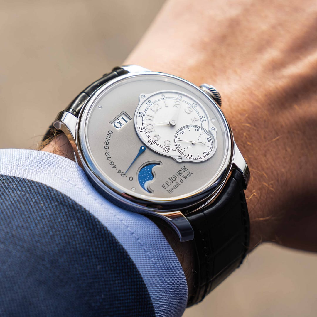 Journe Octa Lune Automatic Grey Dial Platinum 40mm Calibre