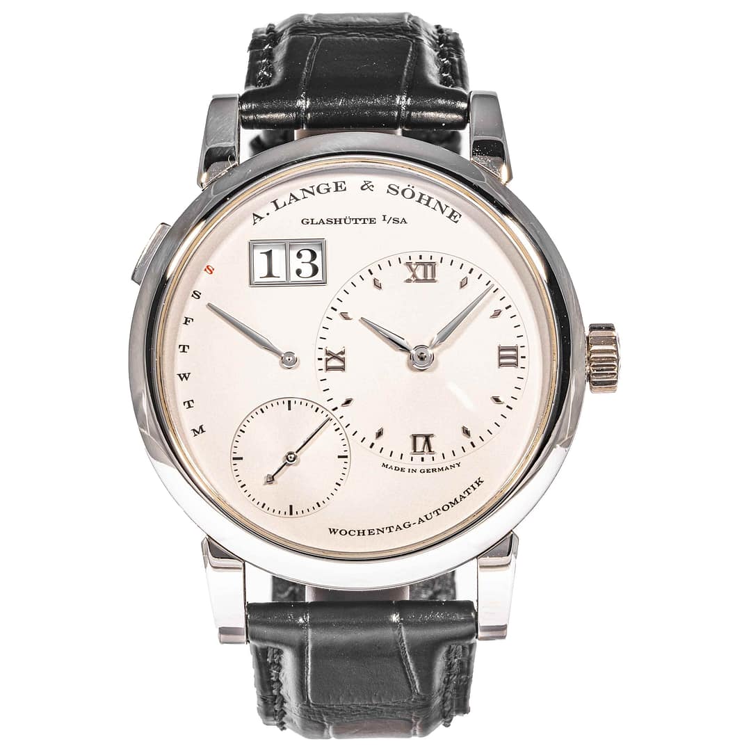 Preowned A. Lange & Söhne Lange 1 Daymatic Platinum 39.5mm