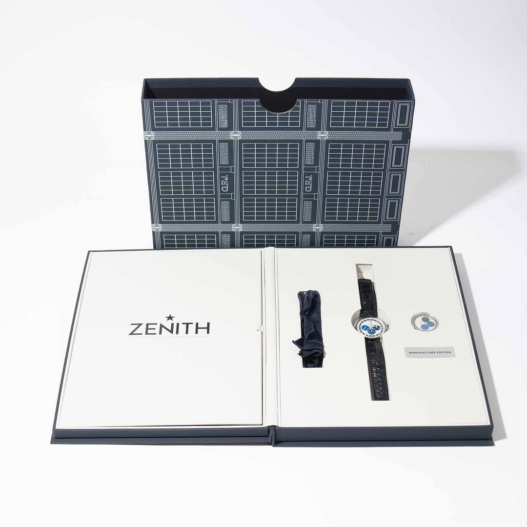 (未開封品) MASTER RANK 1st Anniversary Pre-owned Zenith Chronomaster Revival A386 Manufacture Edition
